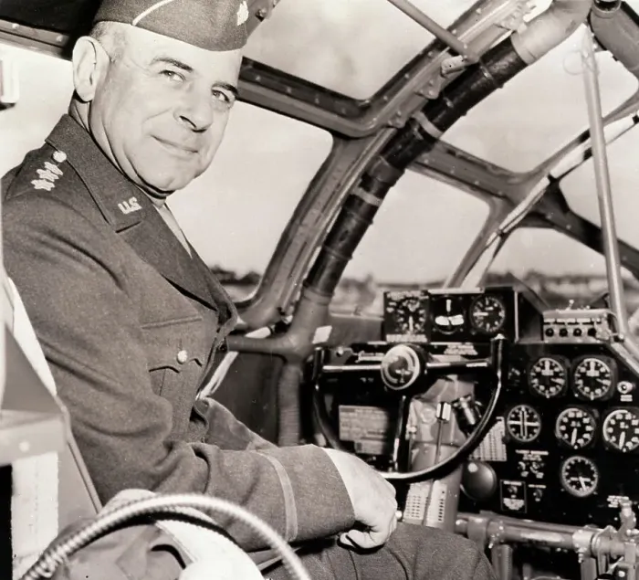 Framed Print : James Doolittle Seated in Cockpit Framed Print : James Doolittle Seated in Cockpit
