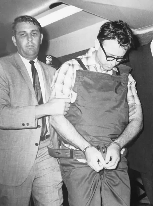 Framed Print : James Earl Ray Led to Cell in Handcuffs Framed Print : James Earl Ray Led to Cell in Handcuffs
