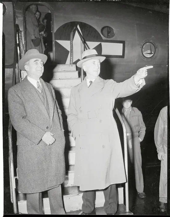 Framed Print : James F. Byrnes with James C. Dunn Framed Print : James F. Byrnes with James C. Dunn