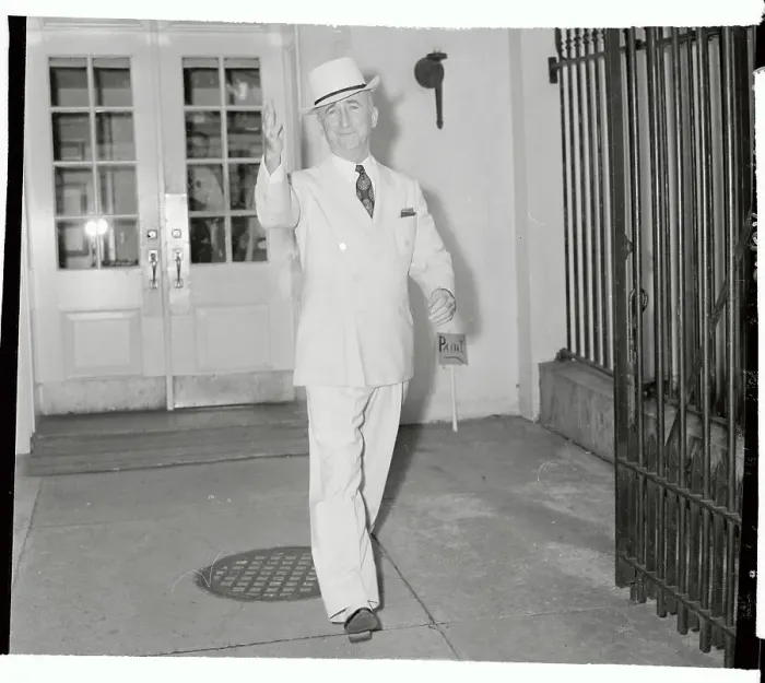 Framed Print : James F. Byrnes Leaving White House Framed Print : James F. Byrnes Leaving White House
