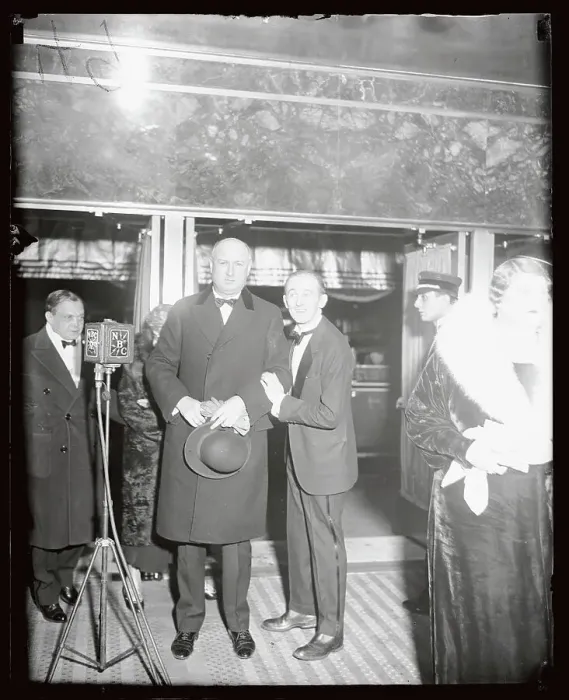 Framed Print : James A Farley Attending Radio City Opening Framed Print : James A Farley Attending Radio City Opening