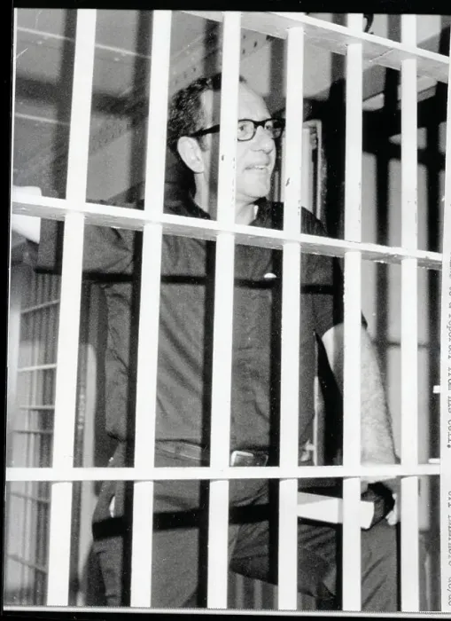 Framed Print : James Groppi Standing in Jail Cell Framed Print : James Groppi Standing in Jail Cell