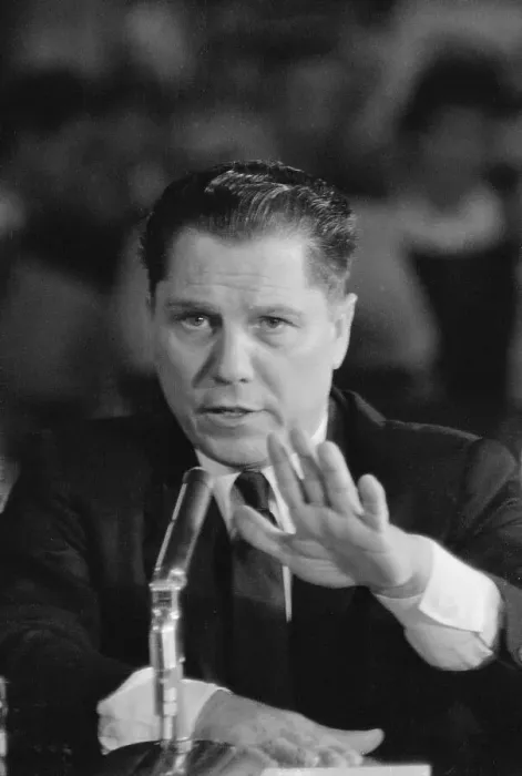 Framed Print : James Hoffa Speaking and Gesturing at Microphone Framed Print : James Hoffa Speaking and Gesturing at Microphone