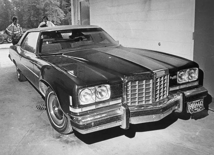 Framed Print : James Hoffa's Car