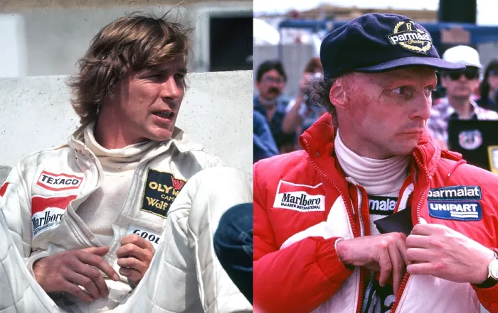 Framed Print : James Hunt & Niki Lauda Framed Print : James Hunt & Niki Lauda