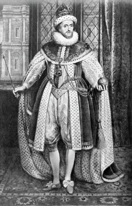 Framed Print : James I of England in Royal Attire Framed Print : James I of England in Royal Attire