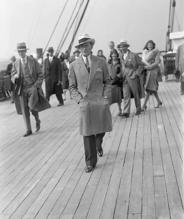 Framed Print : James J. Walker Walking on Ship Framed Print : James J. Walker Walking on Ship