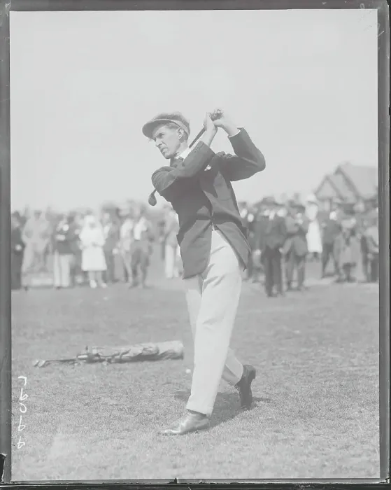 Framed Print : James M. Barnes Playing Golf Framed Print : James M. Barnes Playing Golf