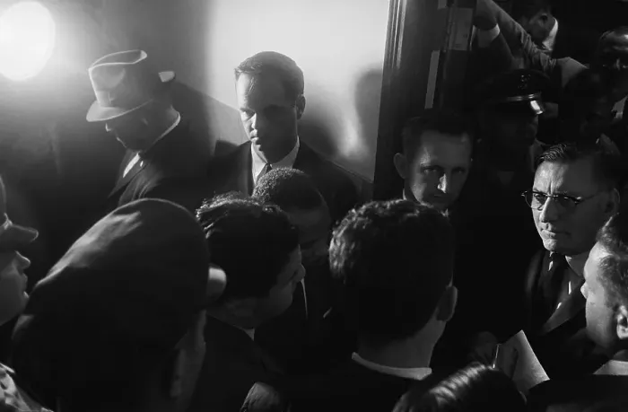Framed Print : James Meredith Being Denied Entrance into University of Mississippi