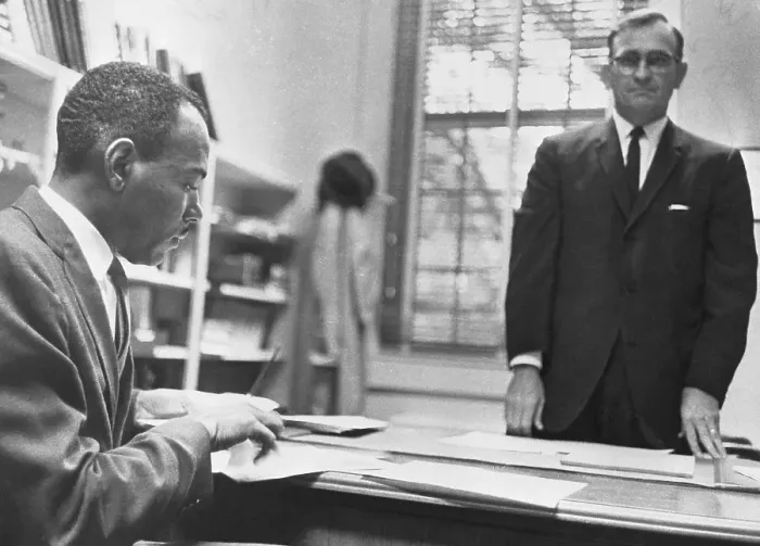 Framed Print : James Meredith Registering at the University of Mississippi Framed Print : James Meredith Registering at the University of Mississippi