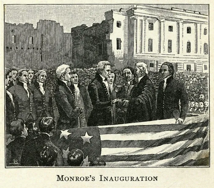 Framed Print : James Monroe'S Presidential Inauguration Framed Print : James Monroe'S Presidential Inauguration