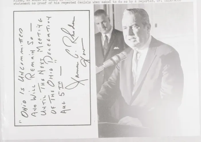 Framed Print : James Rhodes Submitting a Written Statement Framed Print : James Rhodes Submitting a Written Statement