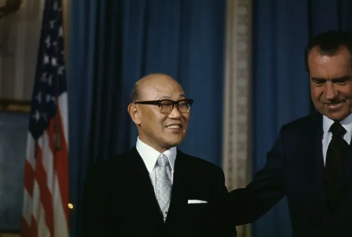 Framed Print : James Shen with President Nixon Framed Print : James Shen with President Nixon