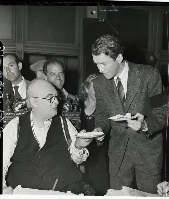 Framed Print : James Stewart Speaks To Lionel Barrymore Framed Print : James Stewart Speaks To Lionel Barrymore