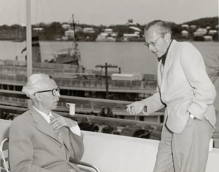 Framed Print : James Thurber And Jamse Ramsay Ullsman Framed Print : James Thurber And Jamse Ramsay Ullsman