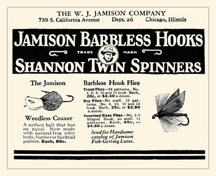 Framed Print : Jamison Barbless Hooks Framed Print : Jamison Barbless Hooks