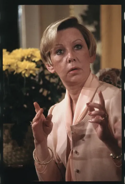 Framed Print : Jane Byrne Crossing Her Fingers Framed Print : Jane Byrne Crossing Her Fingers