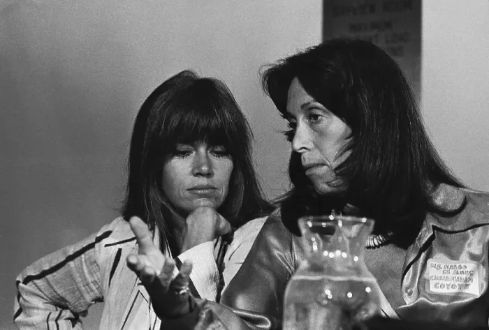 Framed Print : Jane Fonda with Margo St. James