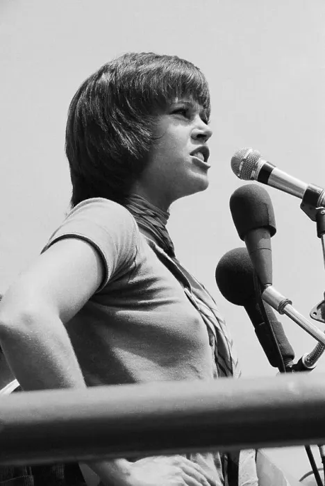 Framed Print : Jane Fonda Speaking at Antiwar Rally Framed Print : Jane Fonda Speaking at Antiwar Rally