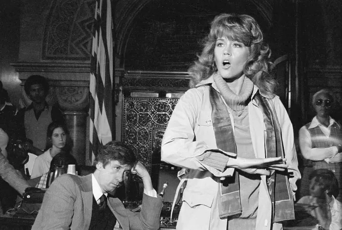 Framed Print : Jane Fonda and Tom Hayden Framed Print : Jane Fonda and Tom Hayden