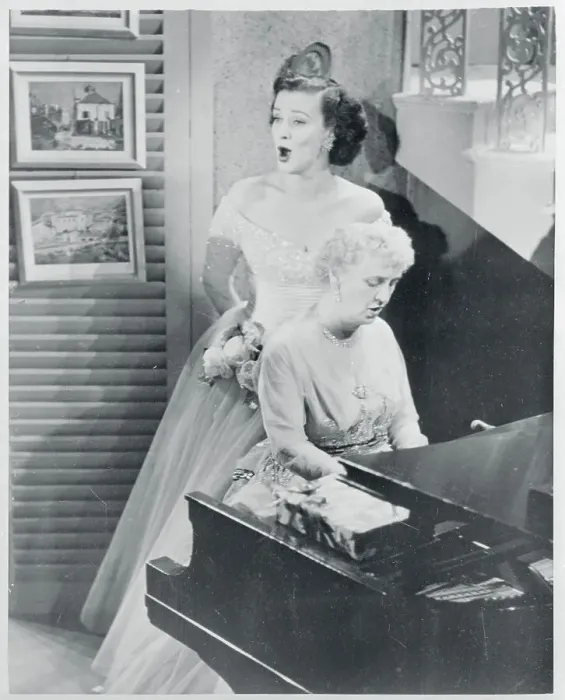Framed Print : Jane Froman Rehearsing a Song With Her Mother Framed Print : Jane Froman Rehearsing a Song With Her Mother