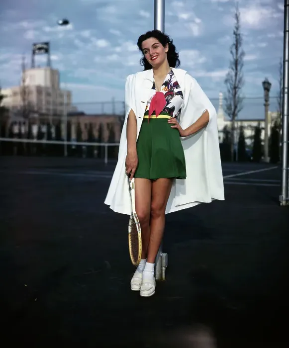 Framed Print : Jane Russell Posing with Racket Framed Print : Jane Russell Posing with Racket