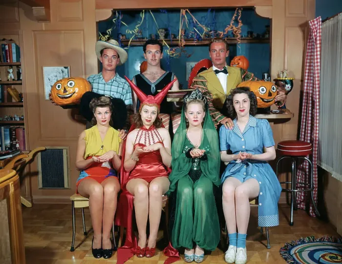 Framed Print : Jane Withers with Others in Costumes Framed Print : Jane Withers with Others in Costumes