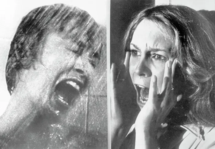Framed Print : Janet Leigh and Jamie Lee Curtis Screaming Framed Print : Janet Leigh and Jamie Lee Curtis Screaming