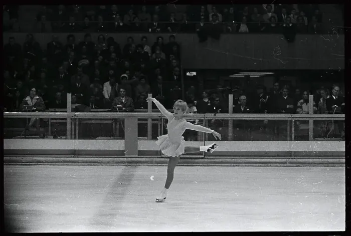 Framed Print : Janet Lynn Skating on the Ice Framed Print : Janet Lynn Skating on the Ice