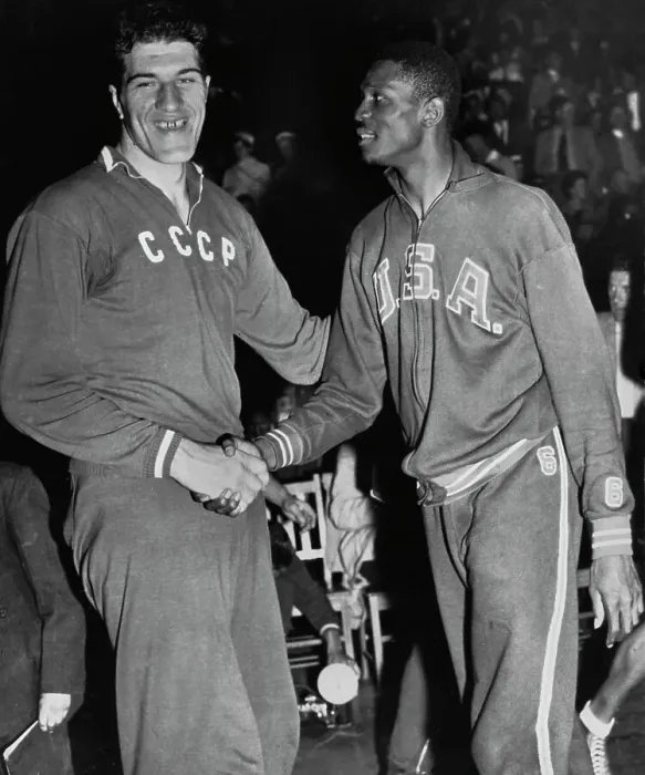Framed Print : Janis Krumins And Bill Russell Framed Print : Janis Krumins And Bill Russell