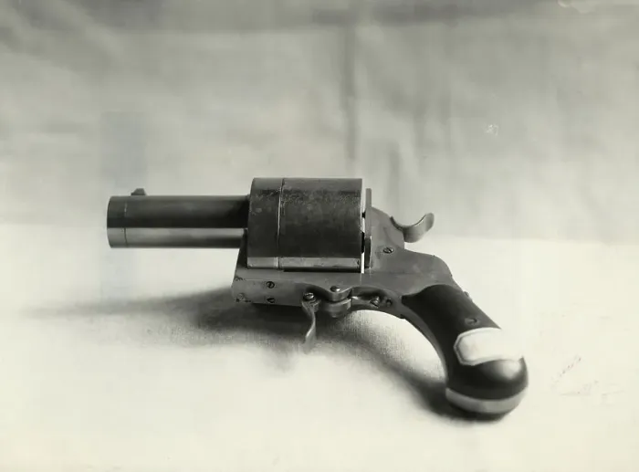 Framed Print : Janssen's Photographic Revolver