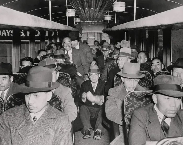 Framed Print : Japanese Aliens in Bus Framed Print : Japanese Aliens in Bus