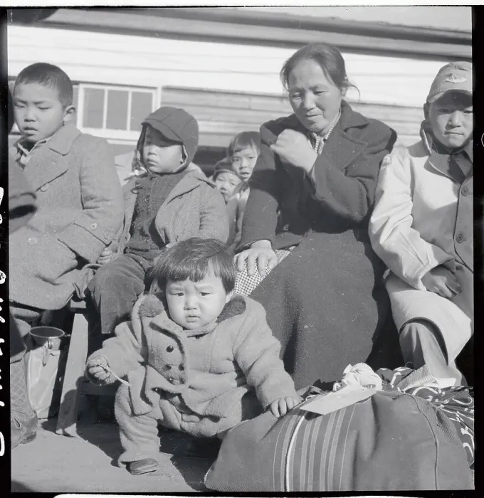 Framed Print : Japanese-American Children Framed Print : Japanese-American Children
