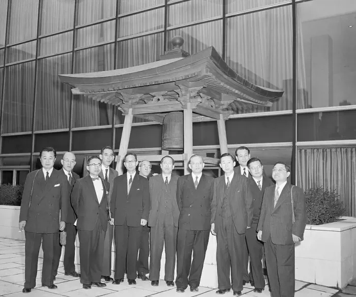 Framed Print : Japanese Atomic Scientists Framed Print : Japanese Atomic Scientists