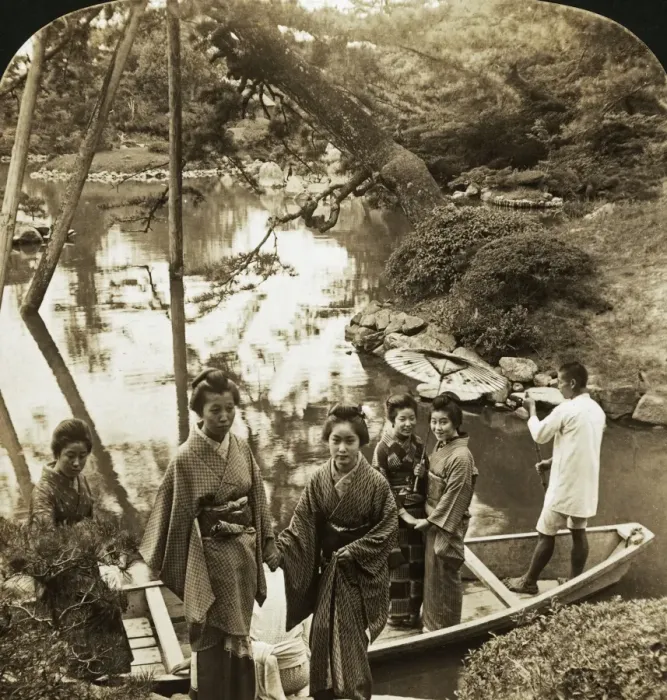 Framed Print : Japanese Boat Trip Framed Print : Japanese Boat Trip