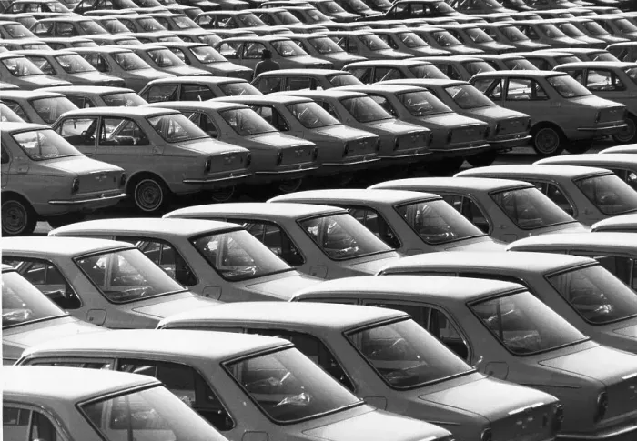 Framed Print : Japanese Compact Cars For Export Framed Print : Japanese Compact Cars For Export