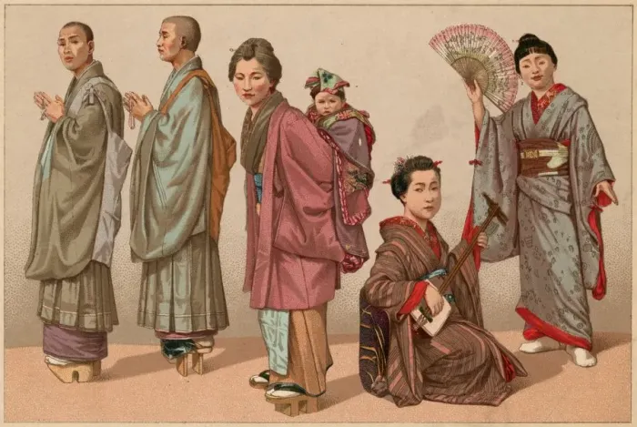Framed Print : Japanese Costume Framed Print : Japanese Costume