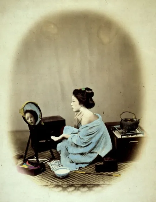 Framed Print : Japanese Grooming