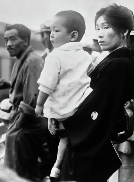 Japanese Immigrants Arriving in San Francisco, 1920 Print. Art