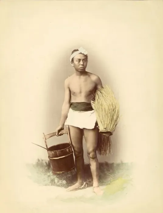 Framed Print : Japanese Labourer