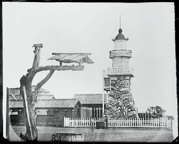 Framed Print : Japanese Lighthouse Framed Print : Japanese Lighthouse