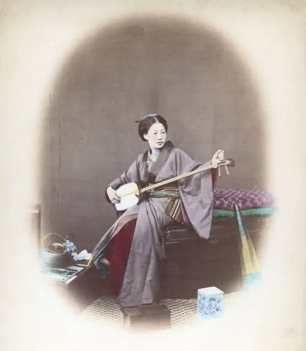 Framed Print : Japanese Musician Framed Print : Japanese Musician
