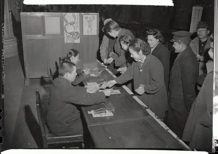 Framed Print : Japanese People Buying Bonds Framed Print : Japanese People Buying Bonds