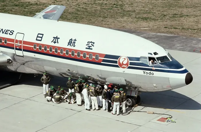 Framed Print : Japanese Plane Being Hijacked Framed Print : Japanese Plane Being Hijacked