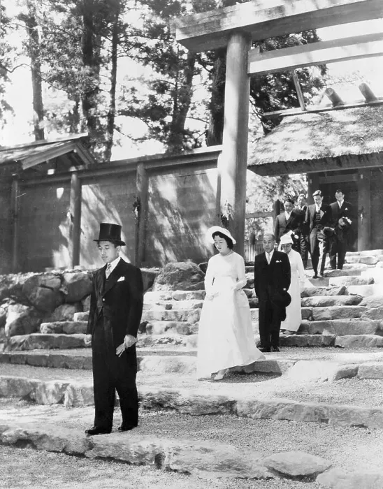 Framed Print : Japanese Royalty Visiting Ise Shrine Framed Print : Japanese Royalty Visiting Ise Shrine