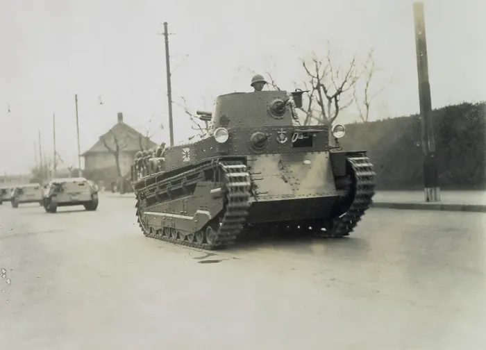 Framed Print : Japanese Tank Parade Framed Print : Japanese Tank Parade