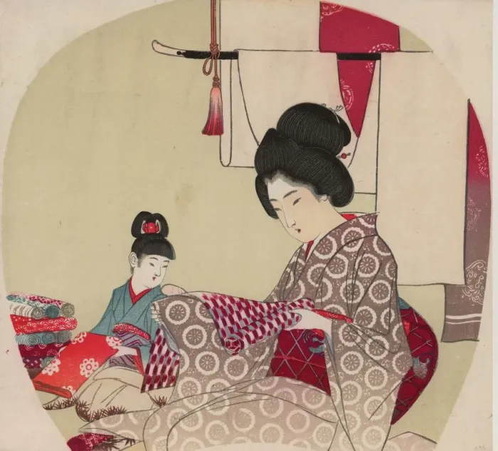 Framed Print : Japanese Textiles Framed Print : Japanese Textiles