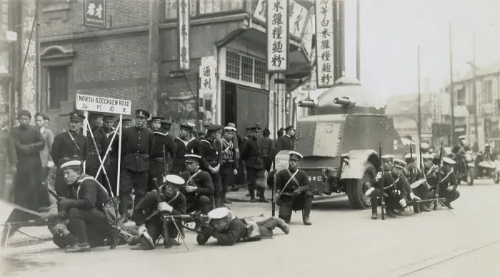 Framed Print : Japanese Troops In China Framed Print : Japanese Troops In China