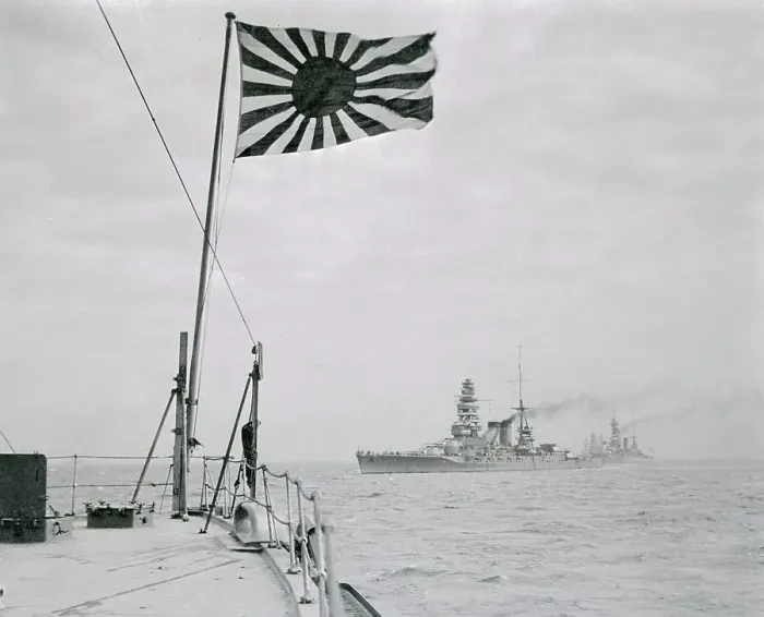 Framed Print : Japanese Warships Entering St. Jaques Framed Print : Japanese Warships Entering St. Jaques