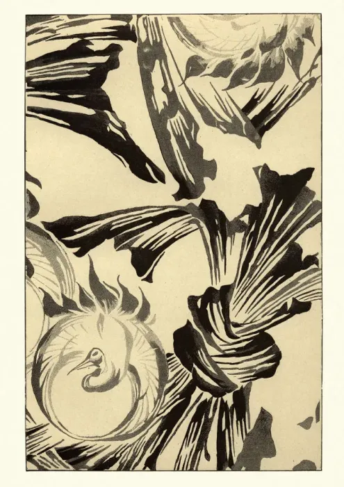 Framed Print : Japanesse Art, Symbolic Knots and Cranes design, 19th Century Framed Print : Japanesse Art, Symbolic Knots and Cranes design, 19th Century